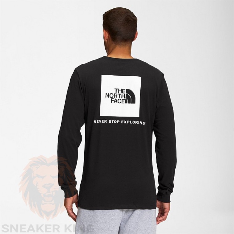 Лонгслів The North face logo black